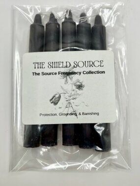 Shield Spell Candles 5Piece Ritual Chime Set Intention & Manifestation Undressed